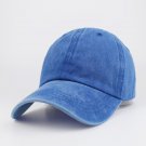 Baseball Cap Women Men Fashion Adjustable blue Cap