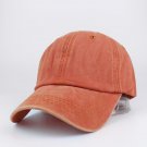 Baseball Cap Women Men Fashion Adjustable Orange Cap