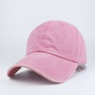 Baseball Cap Women Men Fashion Adjustable Peach Pink Cap