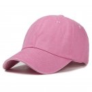Unisex Baseball Cap Casual Adjustable Outdoor Pink Cap