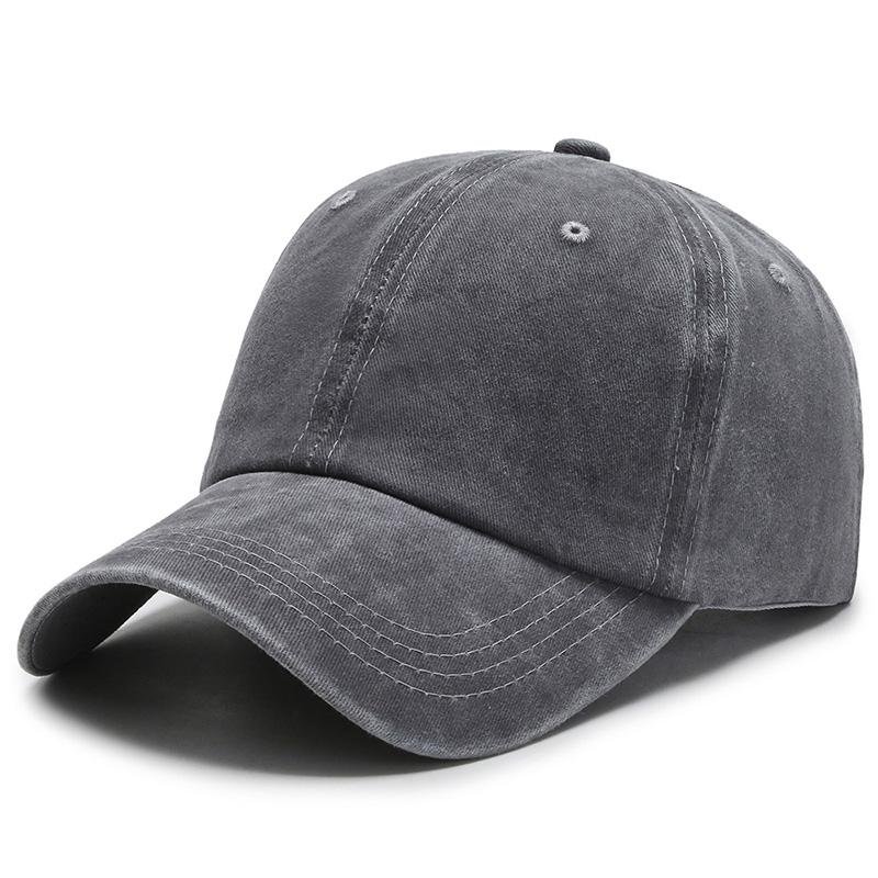 Unisex Baseball Cap Casual Adjustable Outdoor Grey Cap