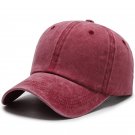 Unisex Baseball Cap Casual Adjustable Outdoor Red Cap