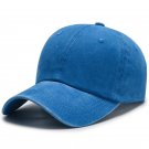 Unisex Baseball Cap Casual Adjustable Outdoor Dark Blue Cap