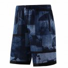 Basketball Shorts Breathable Outdoor Sports Loose Beach Navy blue Shorts