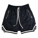 Men Mesh Quick Dry Loose Running Sport Black Basketball Shorts