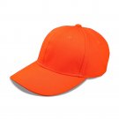 Baseball Cap Fashion Adjustable Leisure Outdoor Unisex Orange Sun Cap
