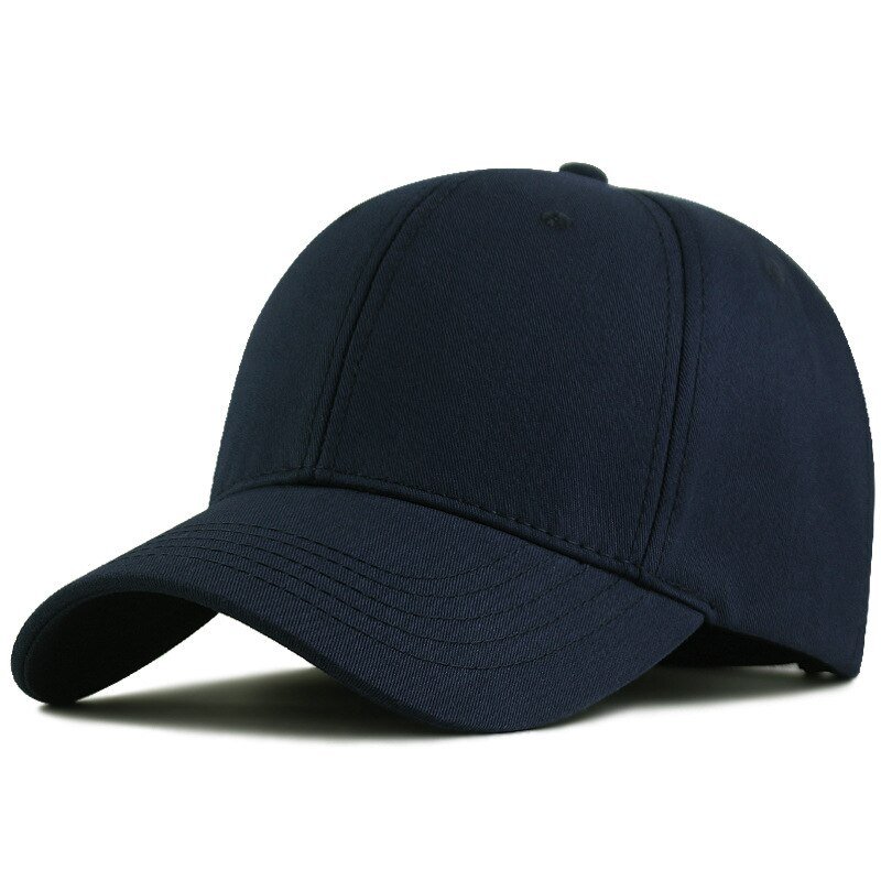 Man Sport Sun Cap Navy Blue Baseball Cap