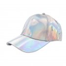 Fashion Hat Laser Light Baseball Cap Men Women white Hat
