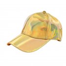 Fashion Hat Laser Light Baseball Cap Men Women yellow Hat
