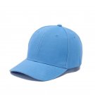 Kids Baseball Cap Solid Color Boy Sun Cap Light Blue Adjustable Cap