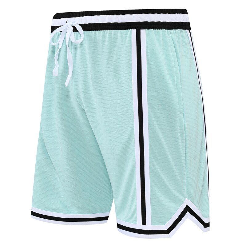 Basketball Shorts Quick Dry Loose Fashion Training Running lightgreen Shorts