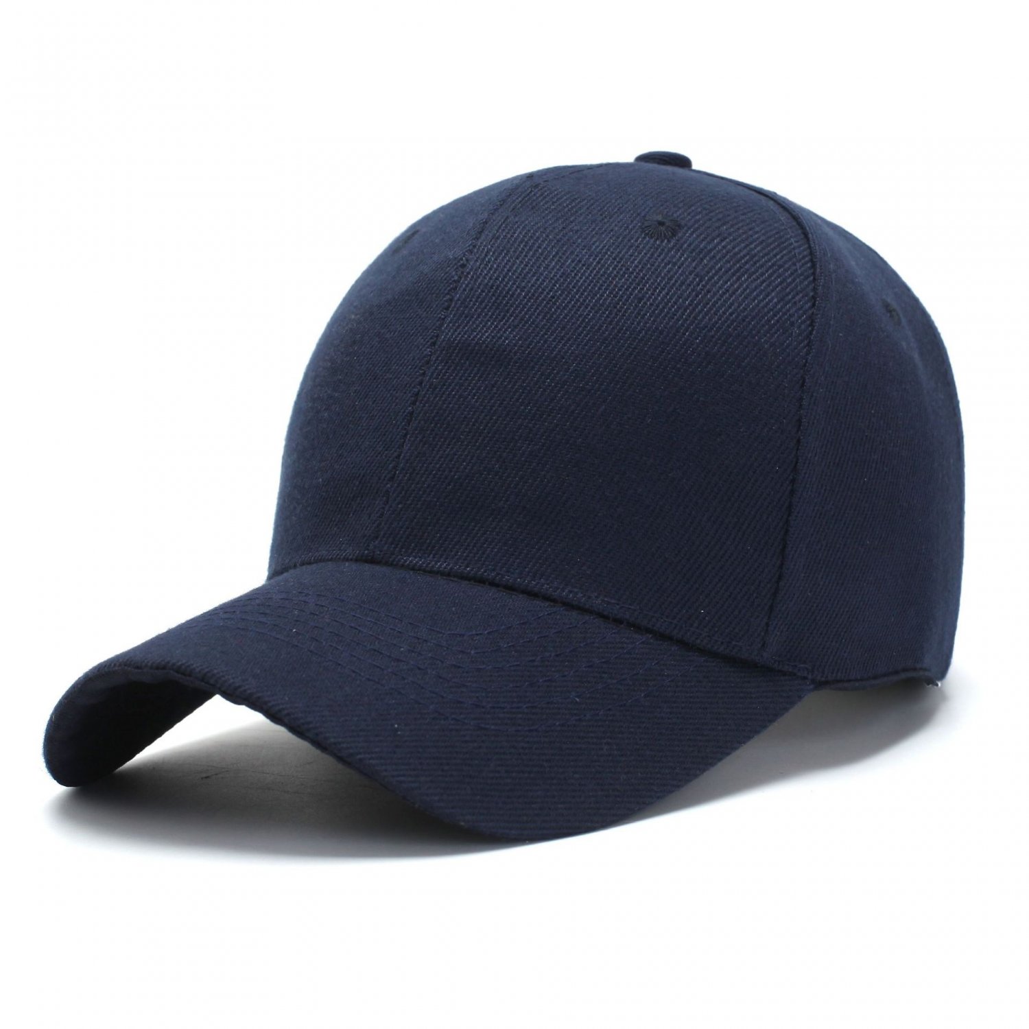 Unisex Sun Visor Cap Outdoor Baseball Cap Fashion Adjustable Navy Leisure Cap