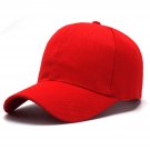 Unisex Sun Visor Cap Outdoor Baseball Cap Fashion Adjustable Red Leisure Cap