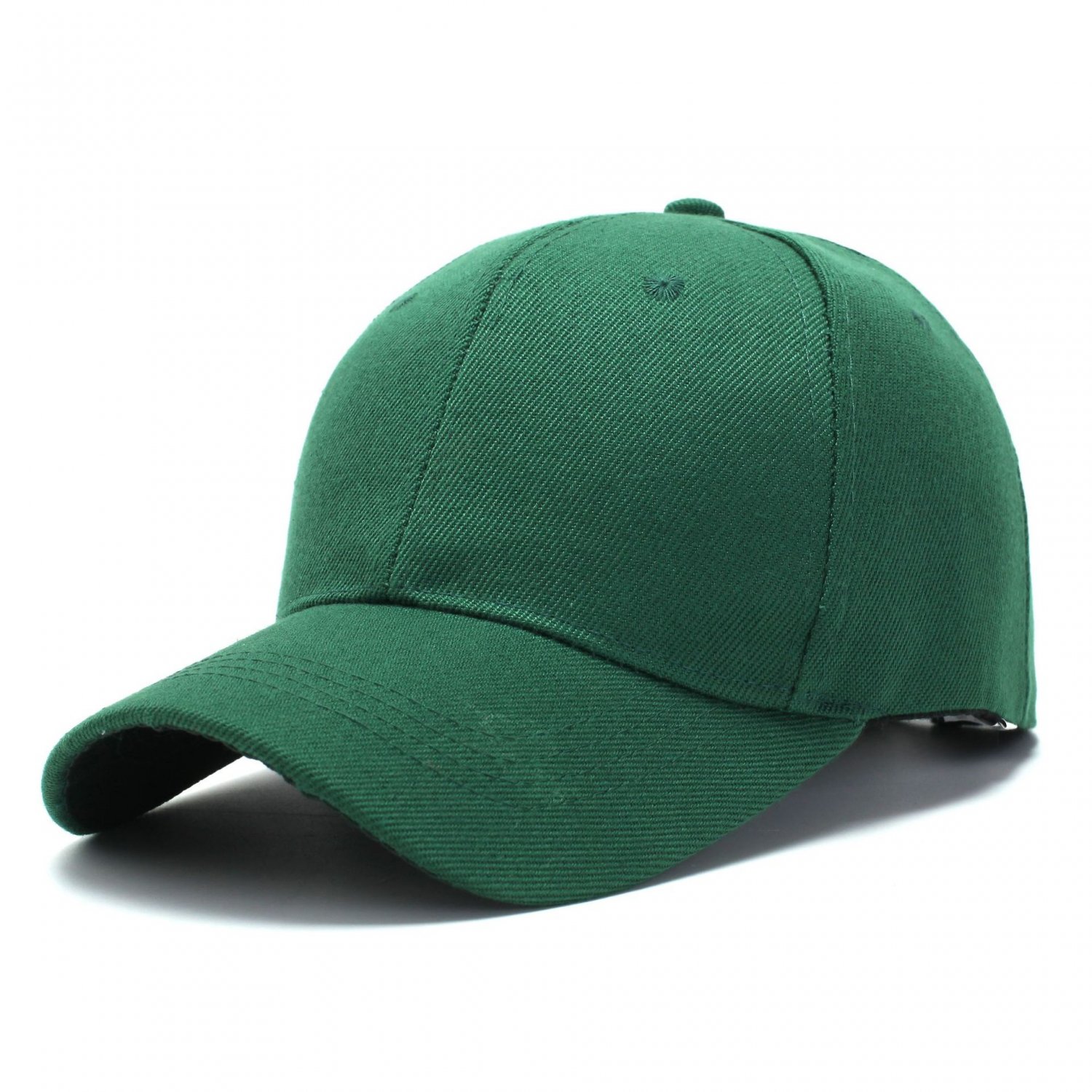 Unisex Sun Visor Cap Outdoor Dustproof Baseball Cap Fashion Adjustable Green Cap