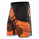 Basketball Shorts Breathable Outdoor Sport Shorts Loose orange Shorts