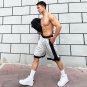 Men Mesh Running Shorts Quick Dry Sport Loose Light grey Basketball Shorts