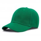Unisex Solid Color Adjustable Shade Sport Green Baseball Cap