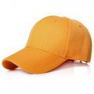Unisex Solid Color Adjustable Shade Sport Dark yellow Baseball Cap