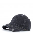 Man Denim Baseball Hat Women Fashion Sun Cap Casual Sports Black Hat