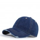 Man Denim Baseball Hat Women Fashion Sun Cap Casual Sports Navy Blue Hat
