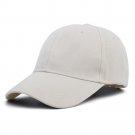 Baseball Cap Adjustable Unisex Summer Shade Sport Hat creamy-white