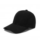 Students Kids Baseball Cap Boy Girl Solid Color Cotton Adjustable Hat Black Sun Hat