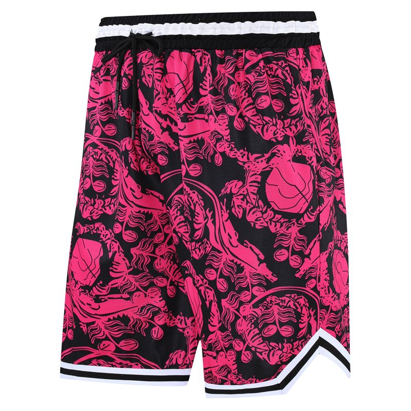 Basketball Shorts Outdoor Breathable Loose Beach Fashion red Shorts