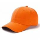 Unisex Cap Casual Baseball Cap Adjustable Orange Cap