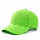 Unisex Cap Casual Baseball Cap Adjustable Fluorescent Green Cap