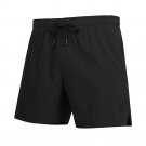 Summer Ice Silk Quick Drying Thin Breathable Sports Shorts Black