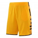 Basketball Shorts Men Quick Dry Outdoor Fitness Causal Breathable Shorts yellow