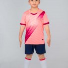 Boys Football Jersey Soccer Sports Kids pink football Sets