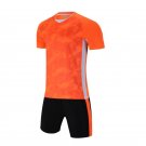 Football Kids Soccer Jerseys Set Men Women Football Training Football Sets orange