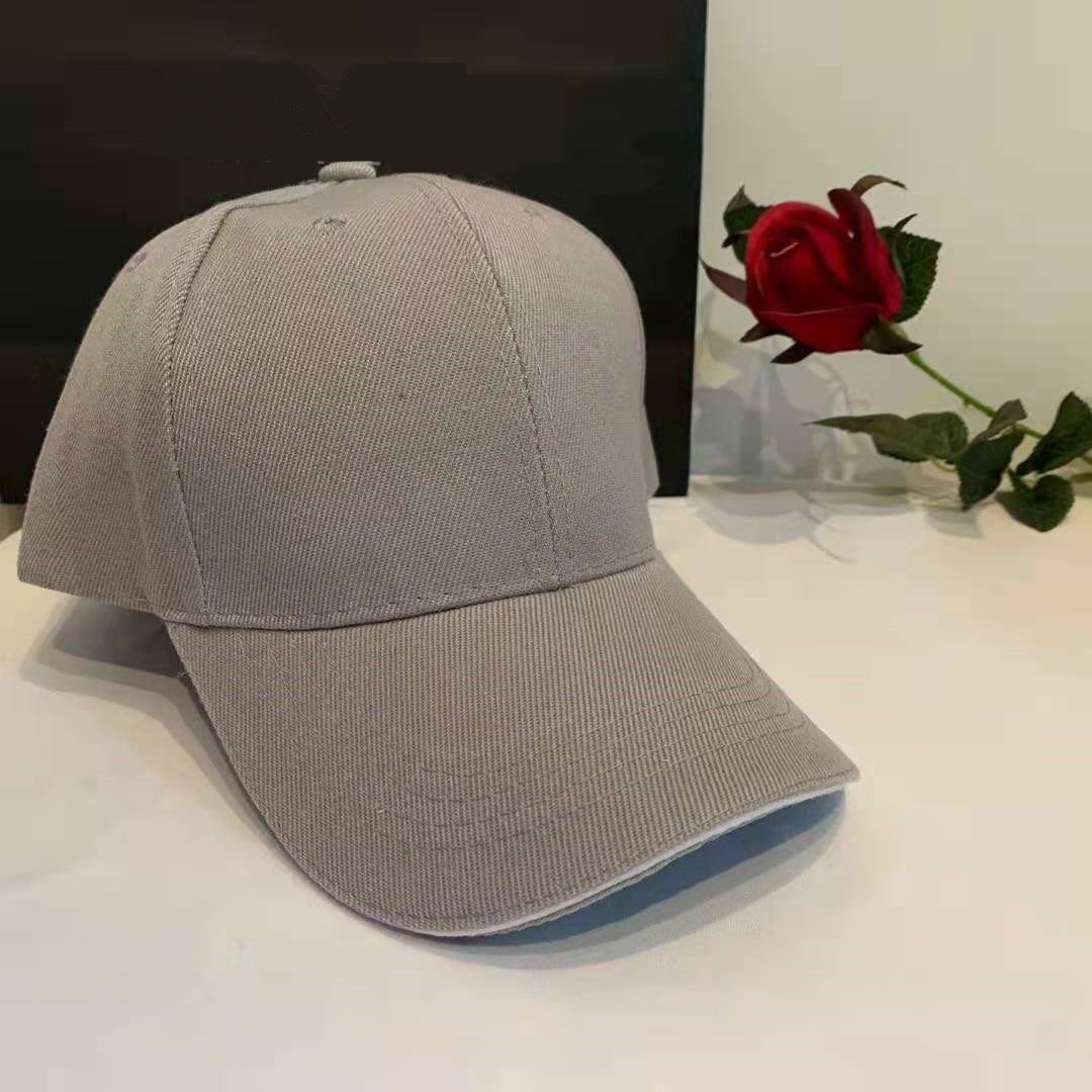 Unisex Cap Casual Baseball Cap Adjustable Hats Women Men Light Grey Cap