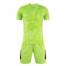 Kids Soccer Jersey Long Sleeve Sports Green Football Sets