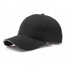 Fashion Baseball Cap Solid Color Casual Unisex Adjustable Black White Cap