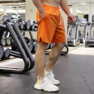 Summer Men Shorts Quick Drying Sports Short Man Breathable Orange Basketball Shorts