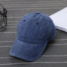 Casual Cap Baseball Cap Unisex Casual Adjustable Cap Outdoor Hat Navy Blue