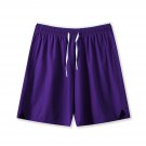 Summer Men Shorts Quick Drying Sports Man Breathable Basketball Shorts Purple