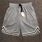 Men Mesh Quick Dry Loose Sport Basketball Football Summer Breathable Gray Shorts
