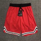 Men Mesh Quick Dry Loose Sport Basketball Football Summer Breathable Red Shorts