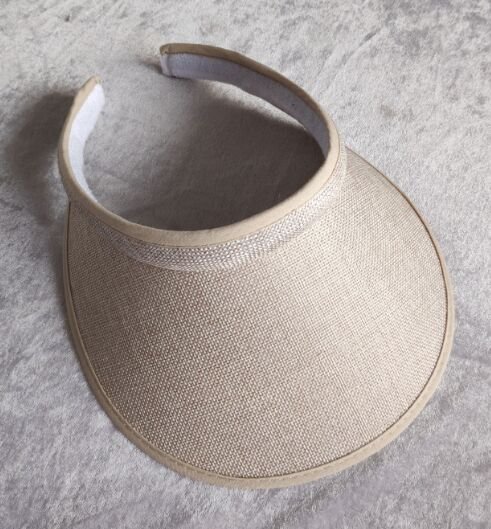 Womne Summer Breathable Sun Cap Adjustable Beach Trip Cap light khaki