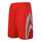 Men Basketball Shorts Summer Leisure Man Training Running Shorts Red
