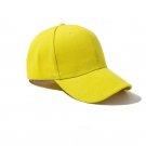 Men Women Sun Visor Baseball Cap Outdoor Sun Hat Adjustable Sports Cap Bright yellow