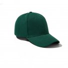 Men Women Sun Visor Baseball Cap Outdoor Sun Hat Adjustable Sports Cap Dark green