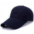 Men Women Long Baseball Cap Outdoor Summer Sport Sun Hat Navy Blue