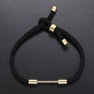Fashion Bracelet Men Women Hand-woven Rope Chain Adjustable Black Bracelet