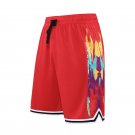 Men Running Shorts Quick Dry Basketball Shorts Sport Training Red Short