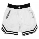Men Sports Basketball Shorts Mesh Quick Dry Shorts Casual Breathable White Shorts