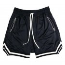 Men Sports Basketball Shorts Mesh Quick Dry Shorts Casual Breathable Black Shorts